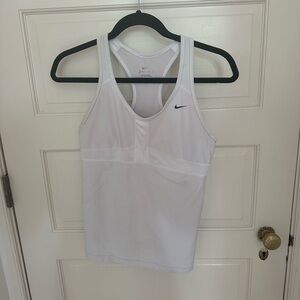 White Nike Athletic Tank